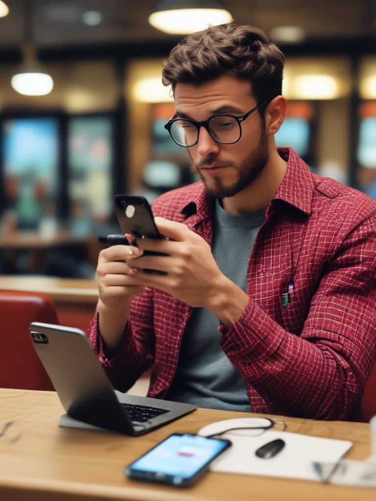 blue and white striped round textile