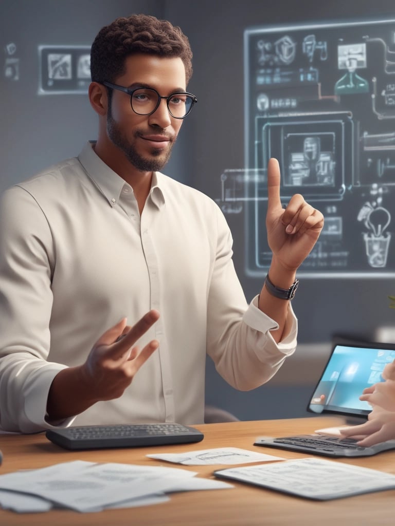 blue and white striped round textile