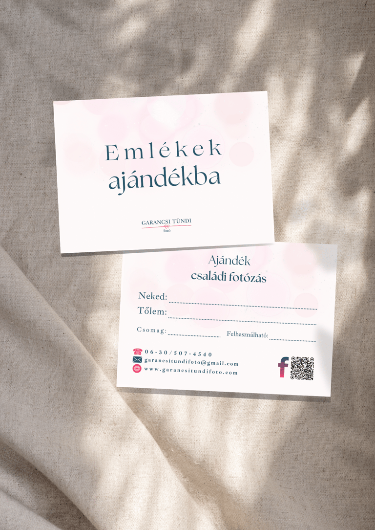 ajándékkártya fotózás ajándék kártya
