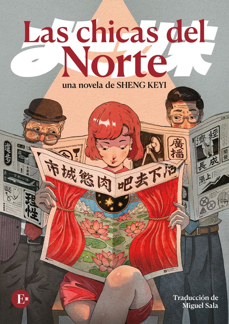 Portada española del libro "Las chicas del Norte", de Editorial Más al Este