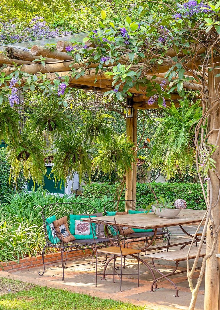 decoração para jardim externo