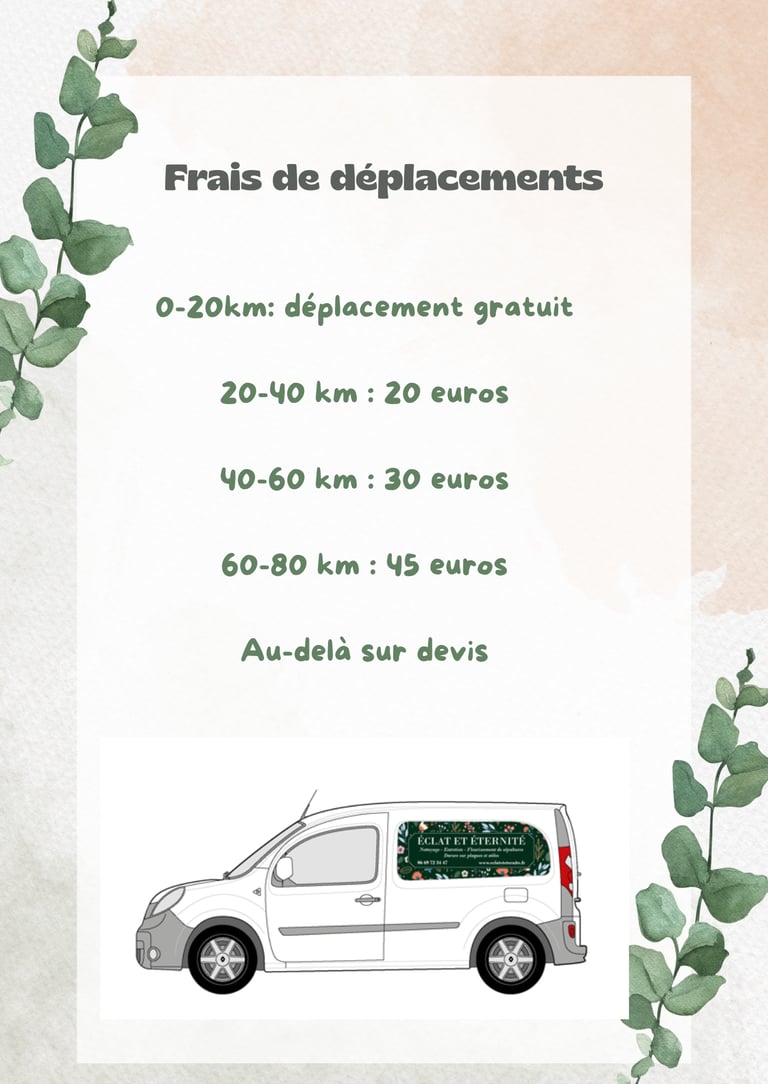 tarifs nettoyage sépultures Charente Maritime