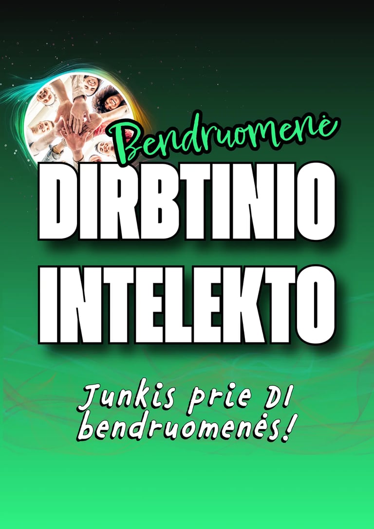 Dirbtinio intelekto bendruomenė Šiauliuose