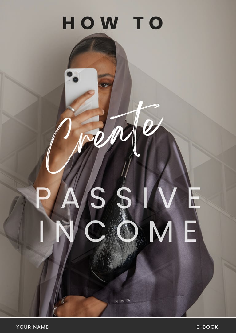 Read about how to create passive income online in this FREE ebook