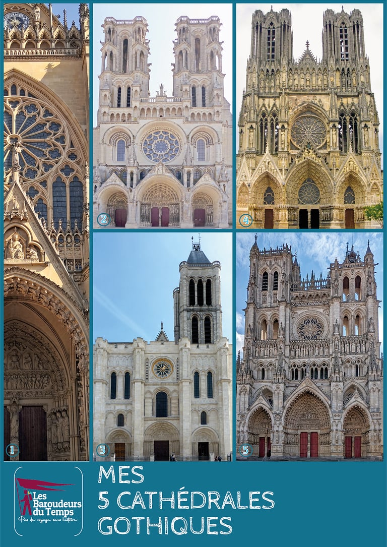 Mes 5 cathedrales gothiques