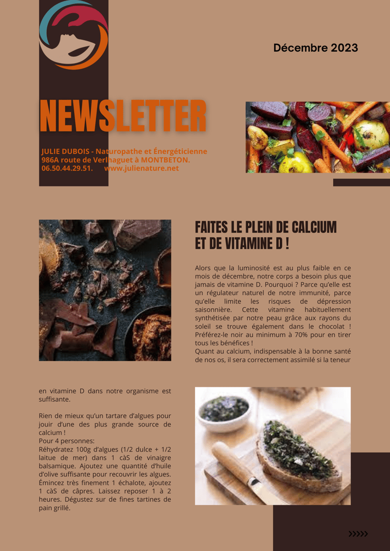 calcium et vitamine D