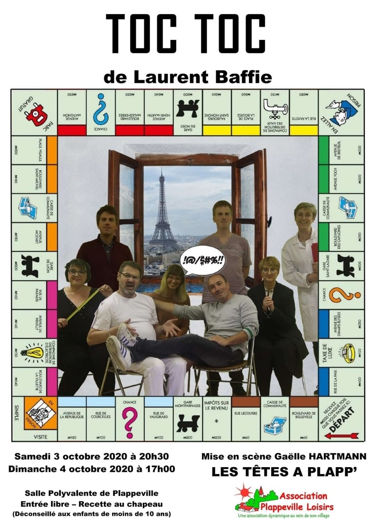 Les Têtes à Plapp' : troupe de théâtre amateur de Plappeville en Moselle