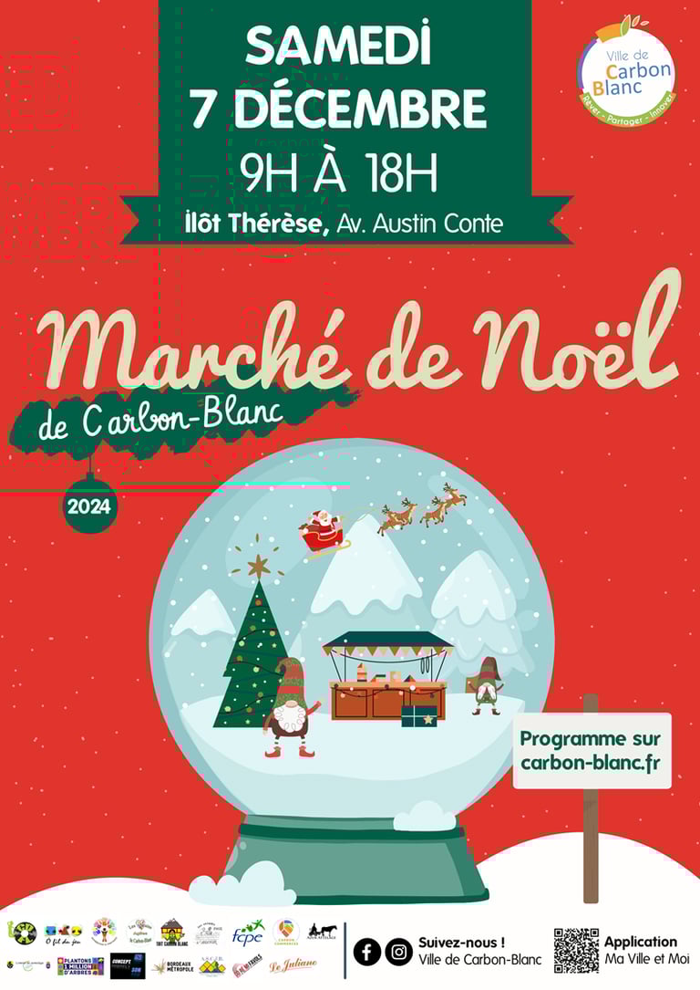 marché Noel Carbon Blanc 2024 Oyats