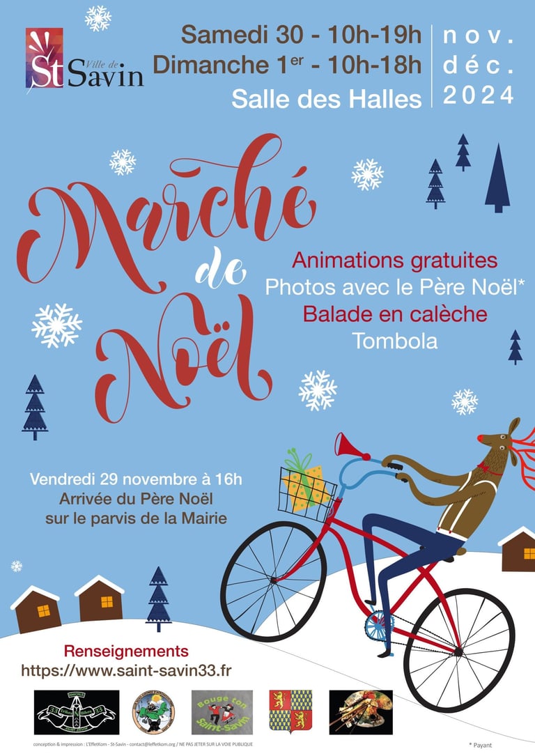Marché Noel St Savin 2024