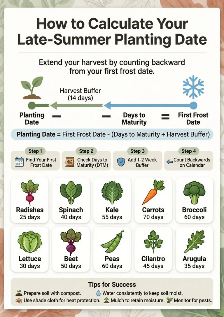 What Veggies to Plant in Late Summer for Fall Harvest