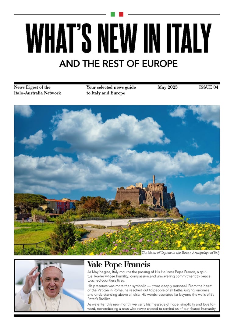 What's New In Italy May 2025 cover