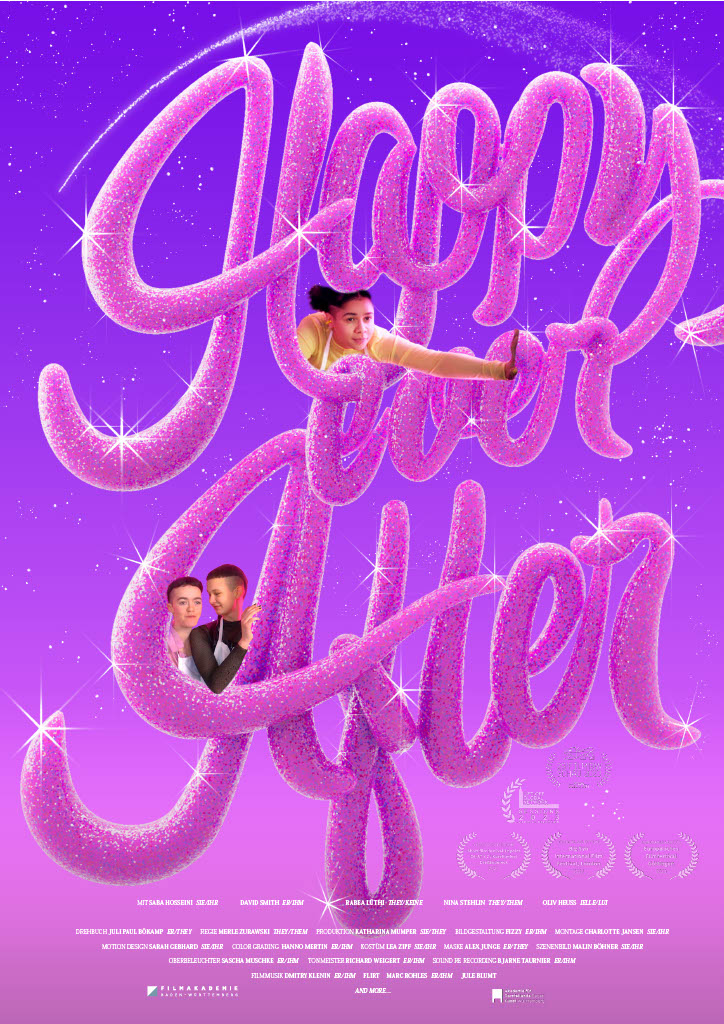 Happy Ever After Filmplakat, designed von Sarah Gebhard 