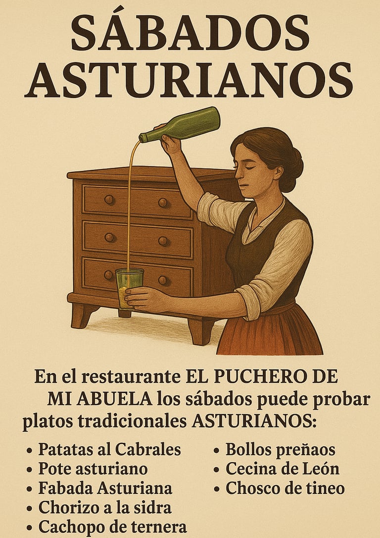 Comida asturiana en valdemoro