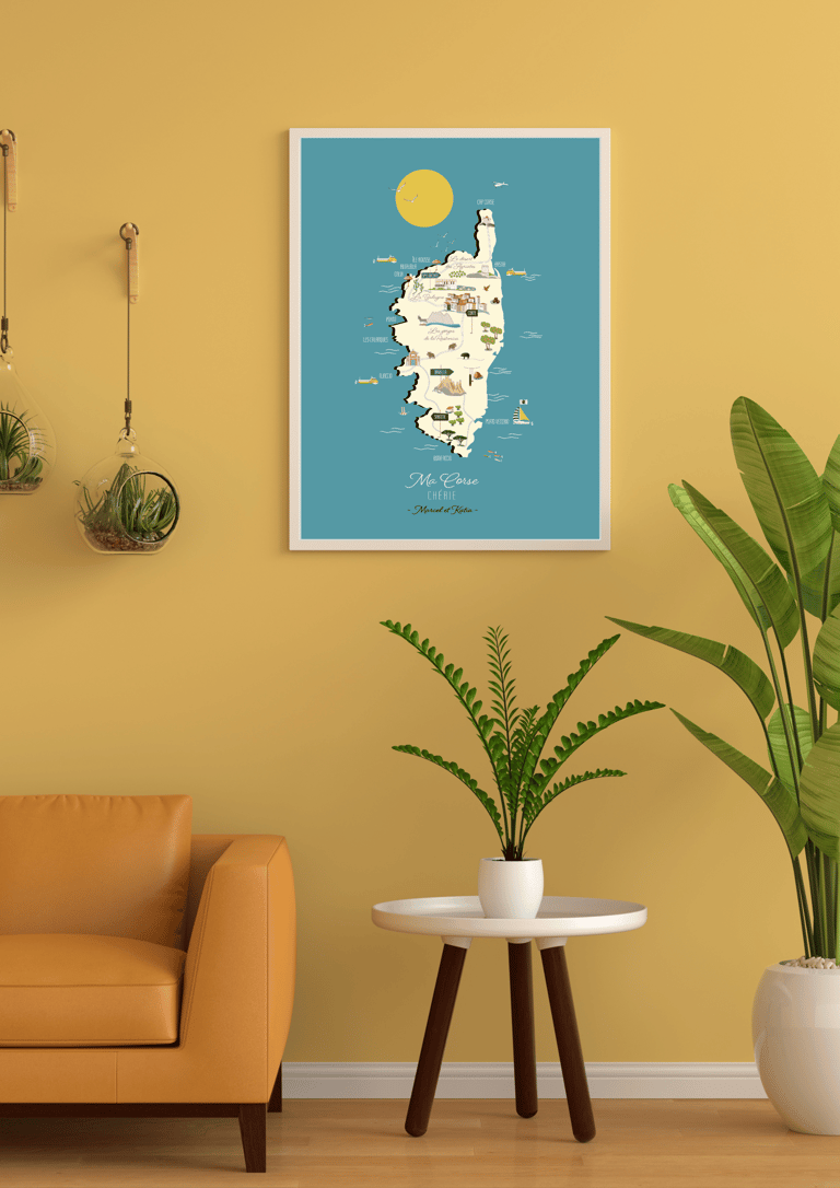 Illustrations personnalisées qui immortalisent les lieux qui vont sont chers avec émotions