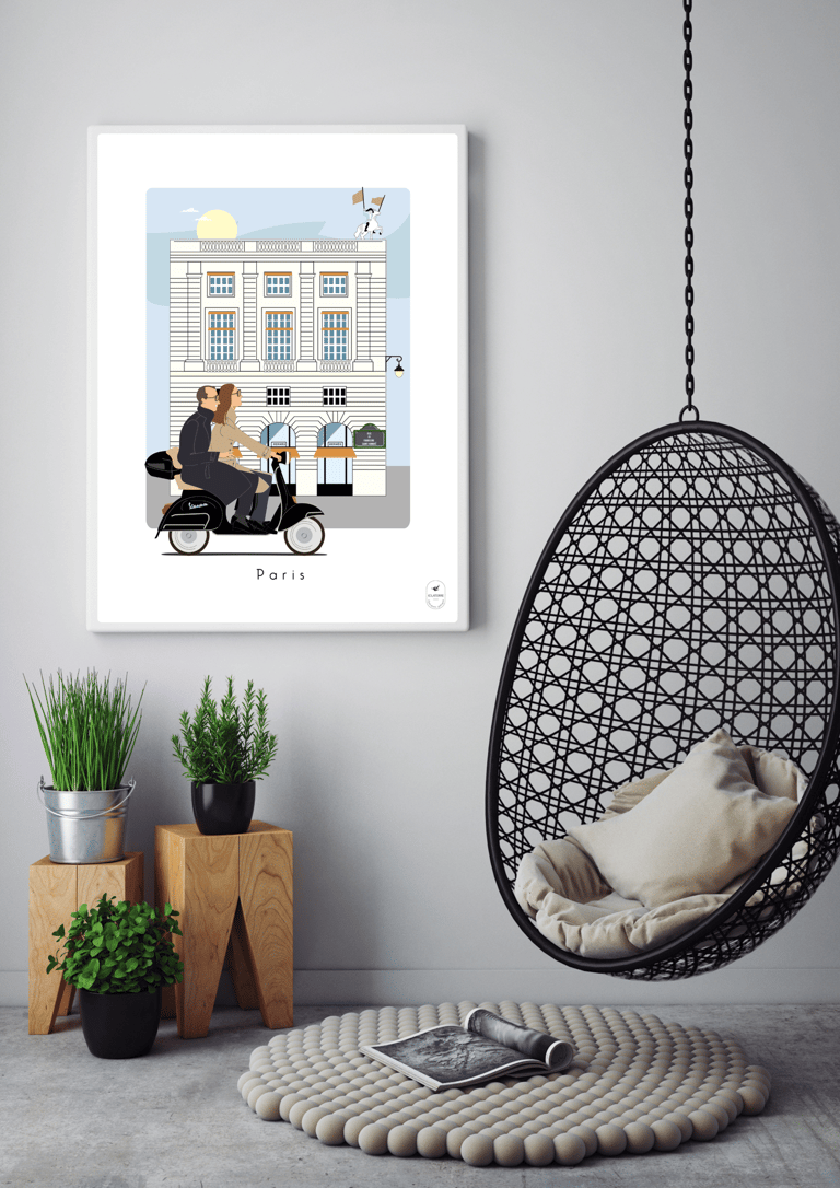 Illustrations personnalisées qui captent vos plus beaux moments en famille ou entre amis