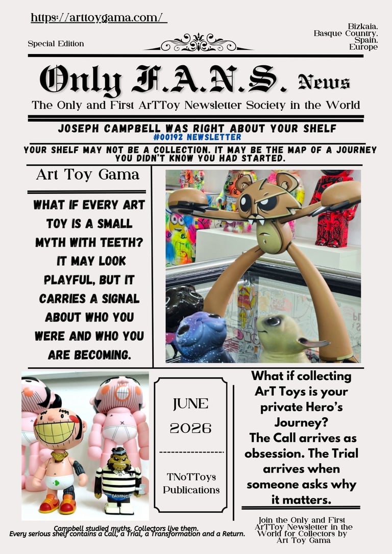 Joseph Campbell, ArT Toys and the Hero’s Shelf
