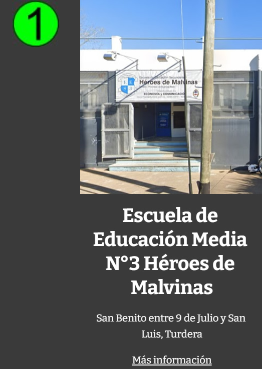 EEM Secundario Escuela de Educacion Media 3 Turdera