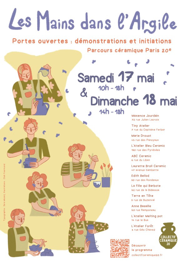 Portes ouvertes ateliers céramique 2025