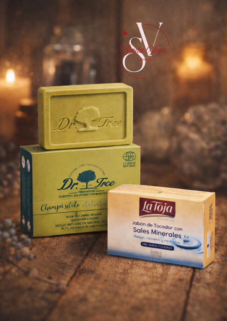 Jabon de tocador La toja / Dr Tree champú sólido