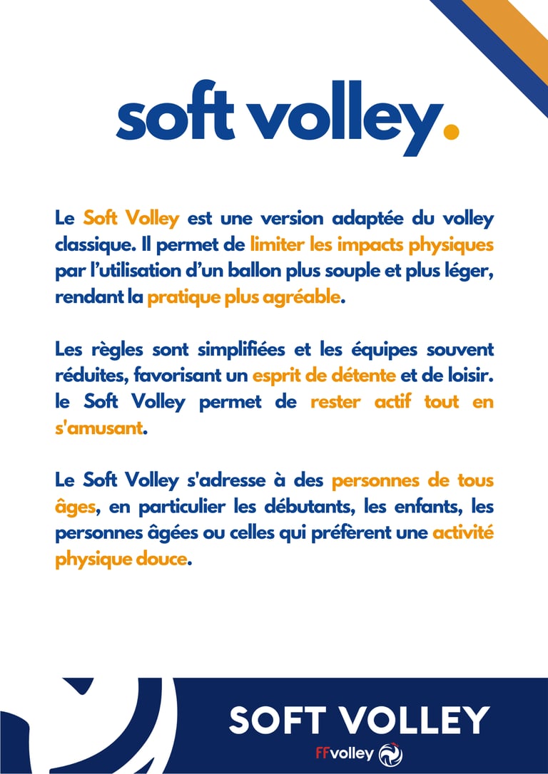 Descriptif volley assis et volley santé