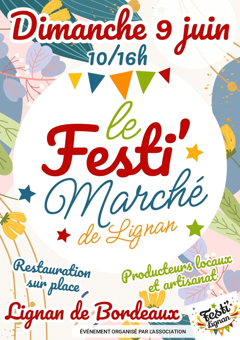 Festi'lignan marché Lignan de Bordeaux 2024