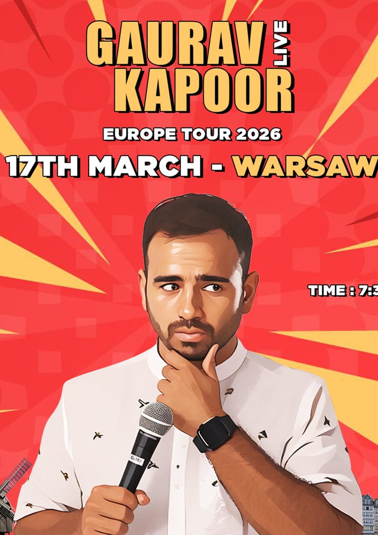 Gaurav kapoor live in Warsaw March 2026