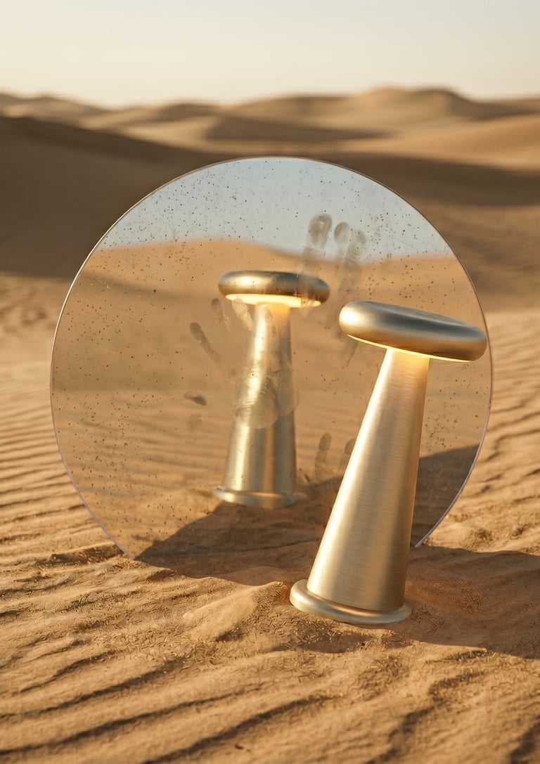 Designer table lamp with warm glow by Aur Living Modern bedside lamp with elegant silhouette – Orina