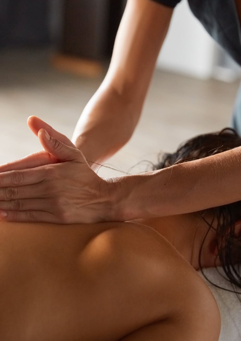 massage à l'huile