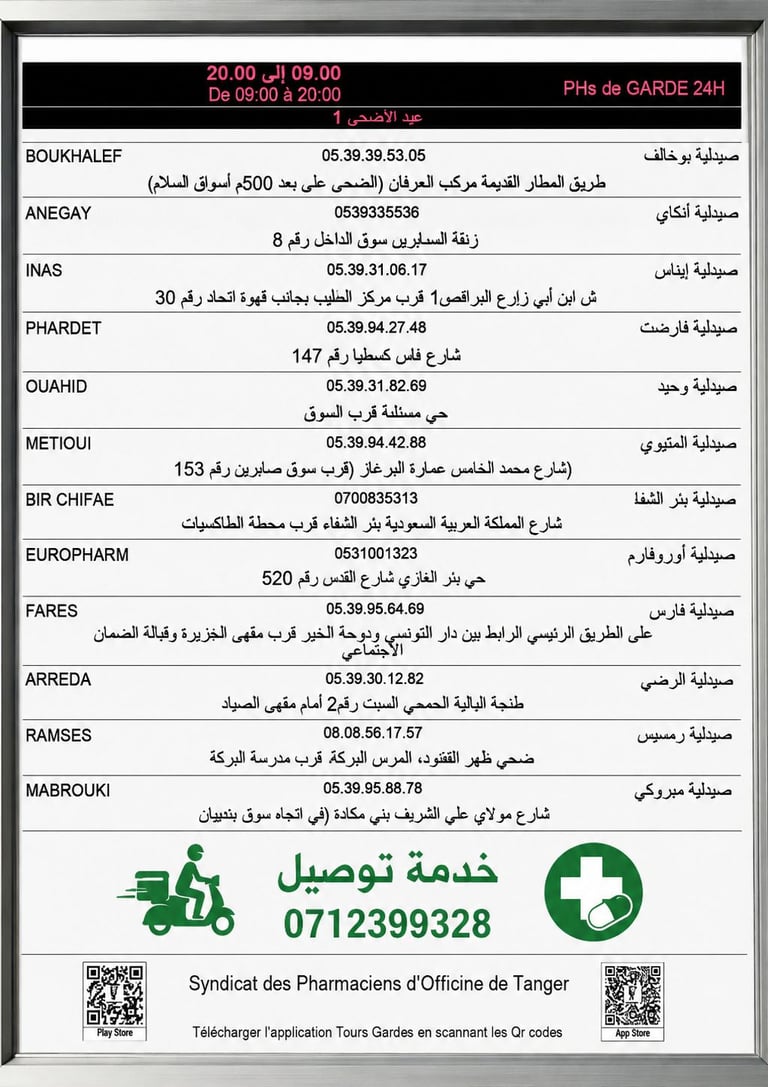 صيدلية الحراسة طنجة