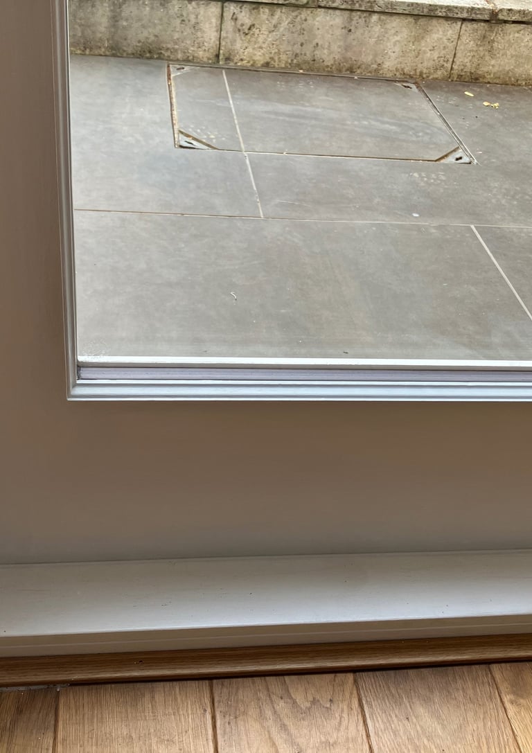 new hardwood doors with double glazing regency moulding in Cheltenham
