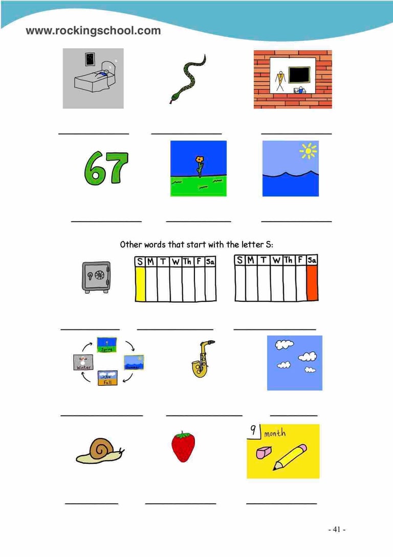 letter s phonics free english worksheets free esl worksheet free efl worksheet beginner english