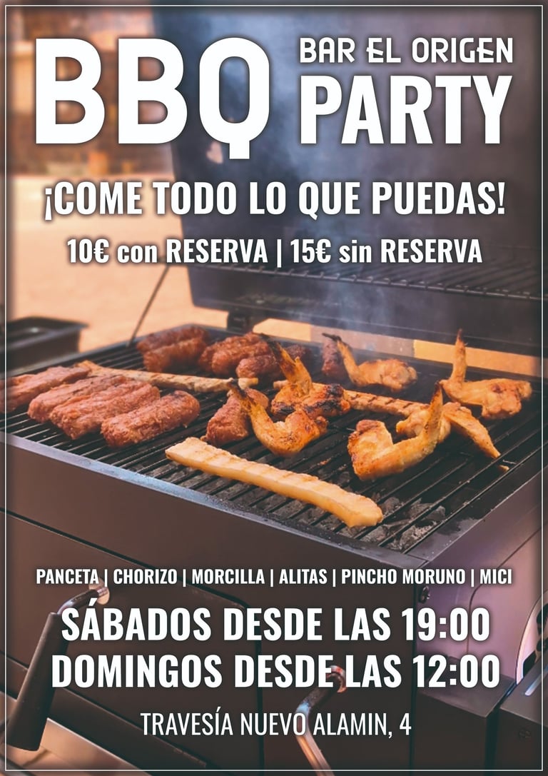 cartel bbq bar el origen