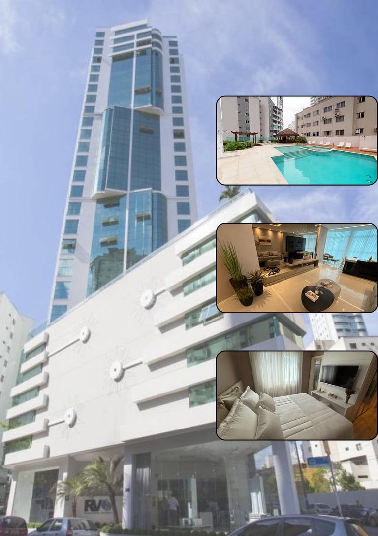 Apartamento pronto para morar, em Balneário Camboriú, com 03 suítes, mobiliado, decorado e equipado.