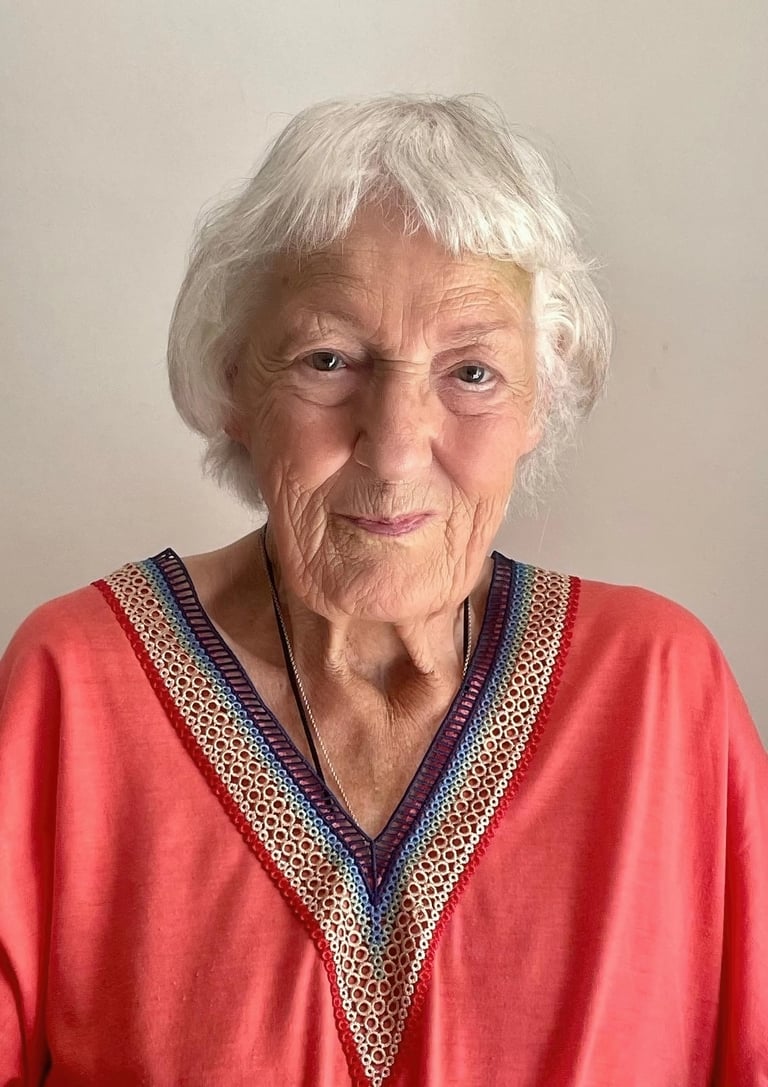 Portrait of June Fitzgibbon by Ann-Marie Fitzgibbon