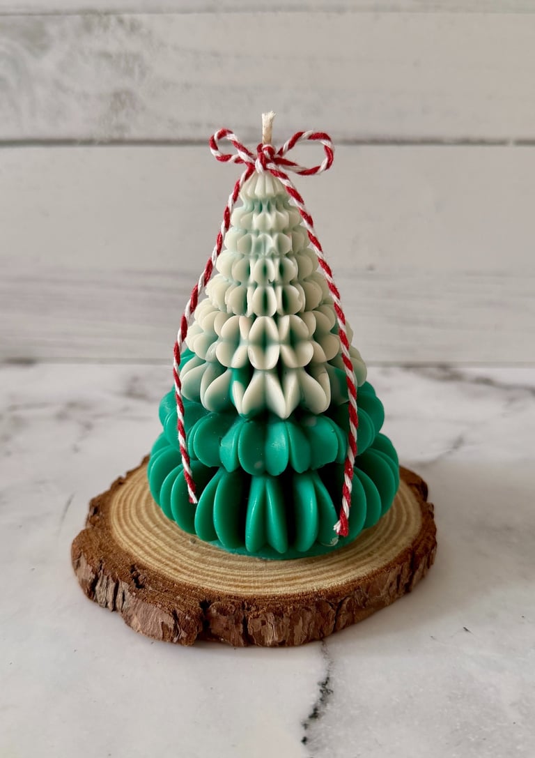 Christmas tree candle