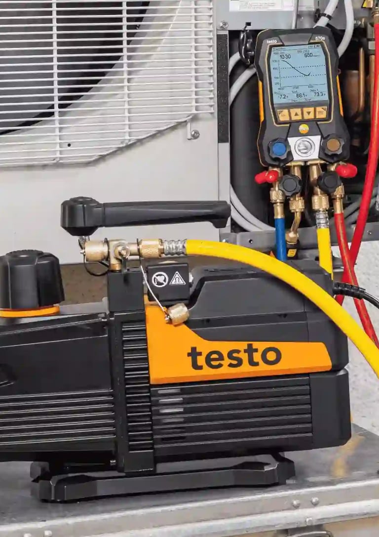 Équipement professionnel de climatisation et froid – pompe à vide et manifold de réfrigération