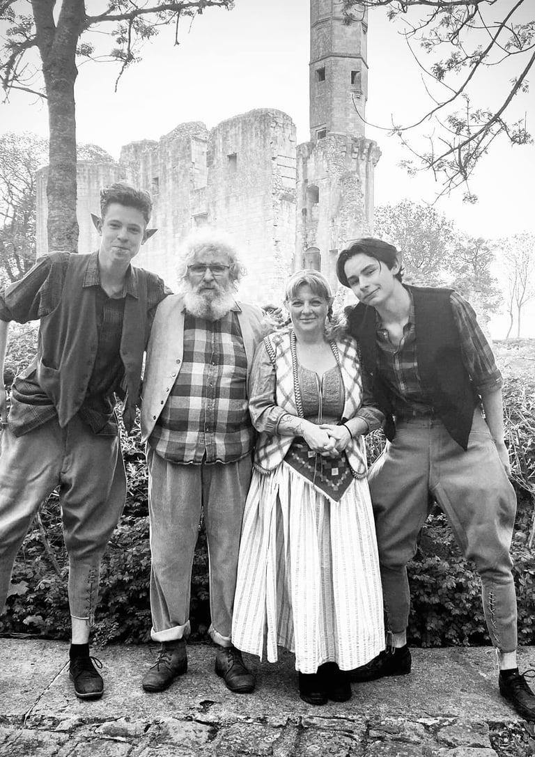 Esteban Descamps, Jean-Pierre Lefebvre, Angélique Longuepée et Mika Cauvin