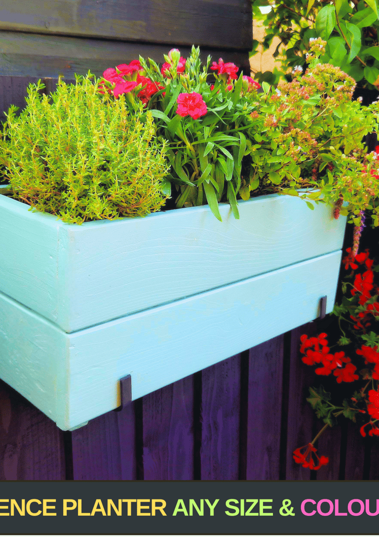 wooden planter for window sill made to size flower box made in UK 