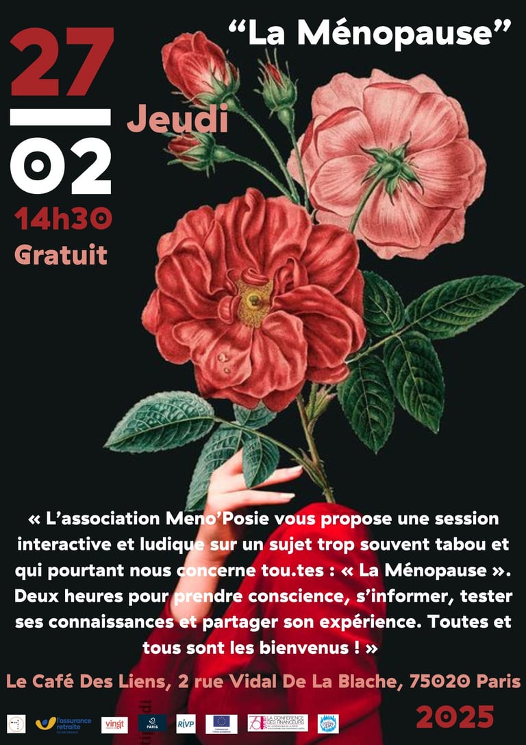 Ménopause atelier sensibilisation information fin du tabou