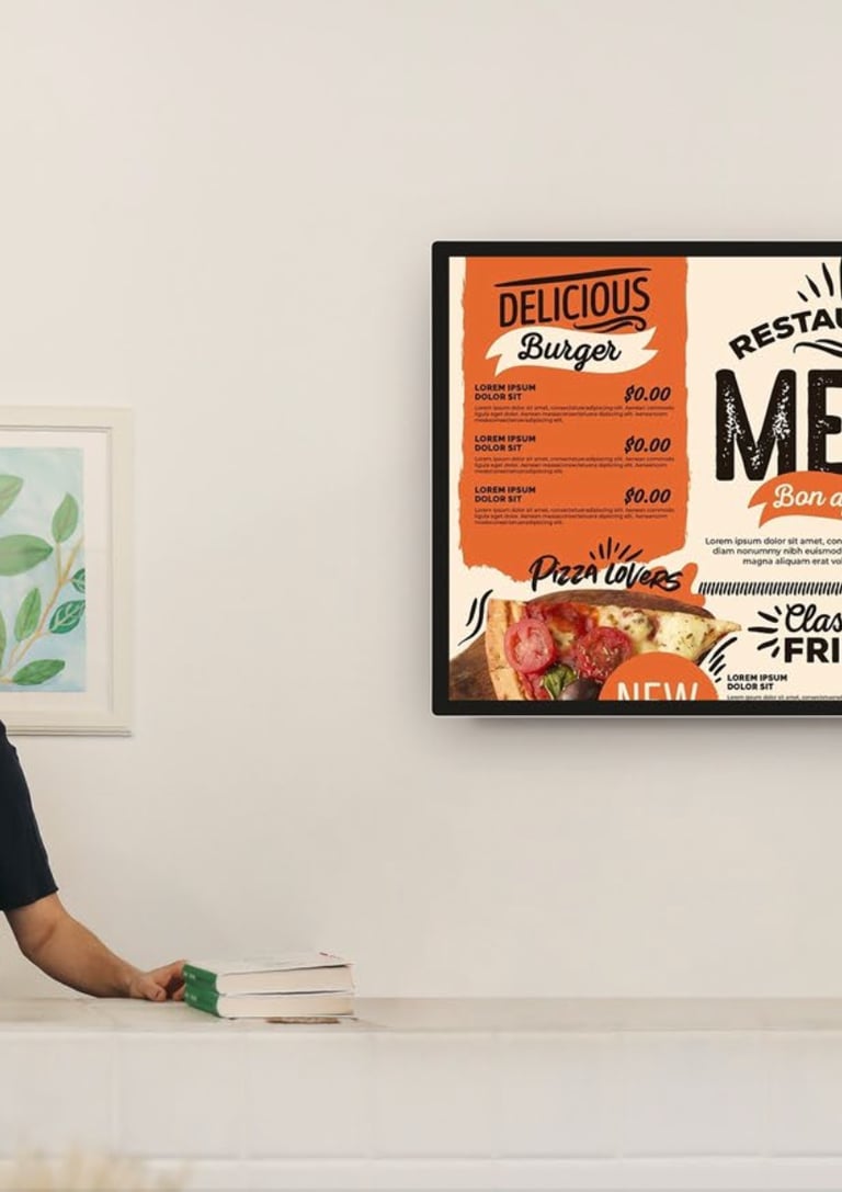 Enterprise-grade smart Android advertising display with remote CMS and industrial thermal management