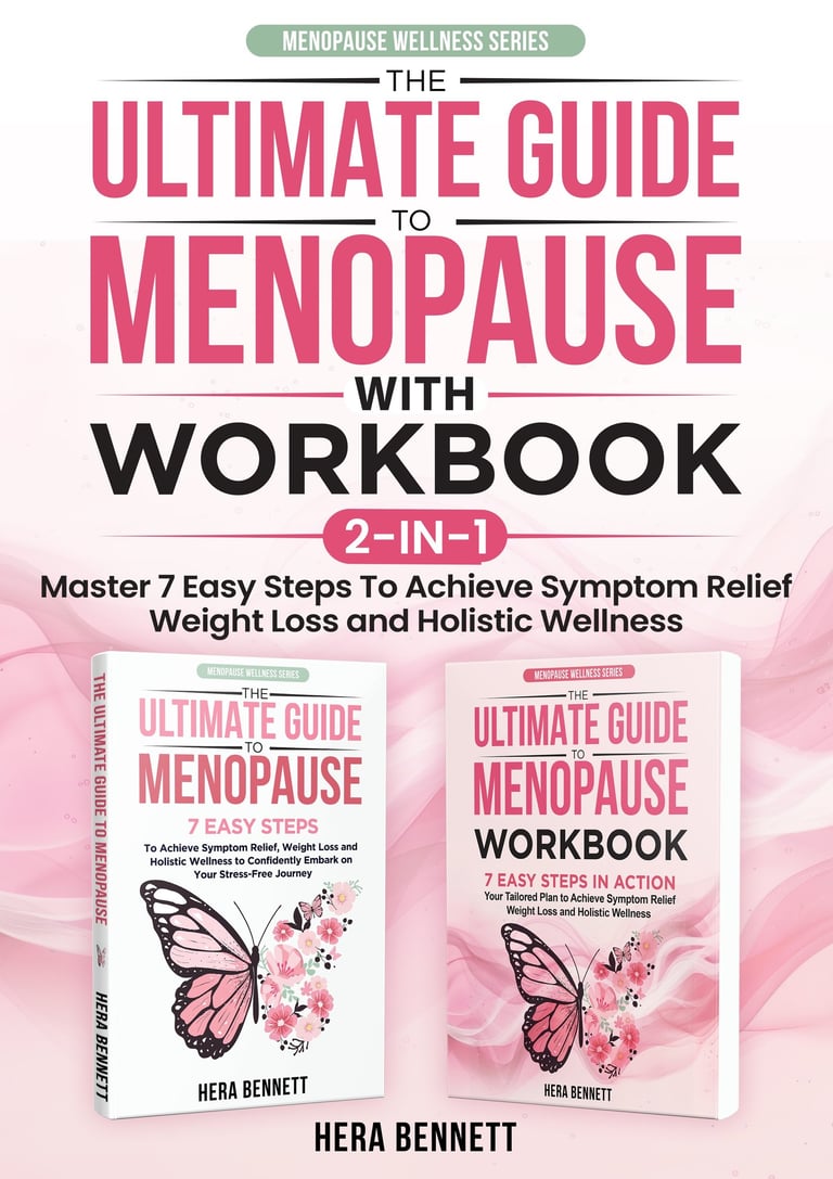 The Ultimate Guide to Menopause with Workbook 2-IN-1, bundle book, menopause symptom, weight loss