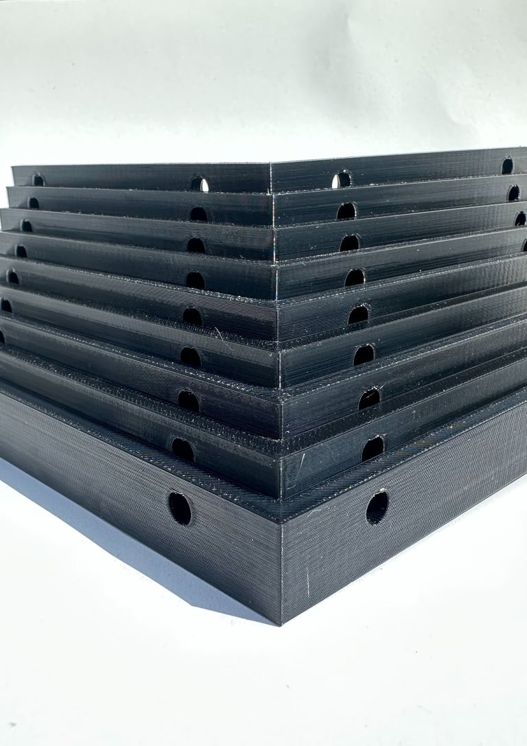 3D-Druck Eckprofile schwarz