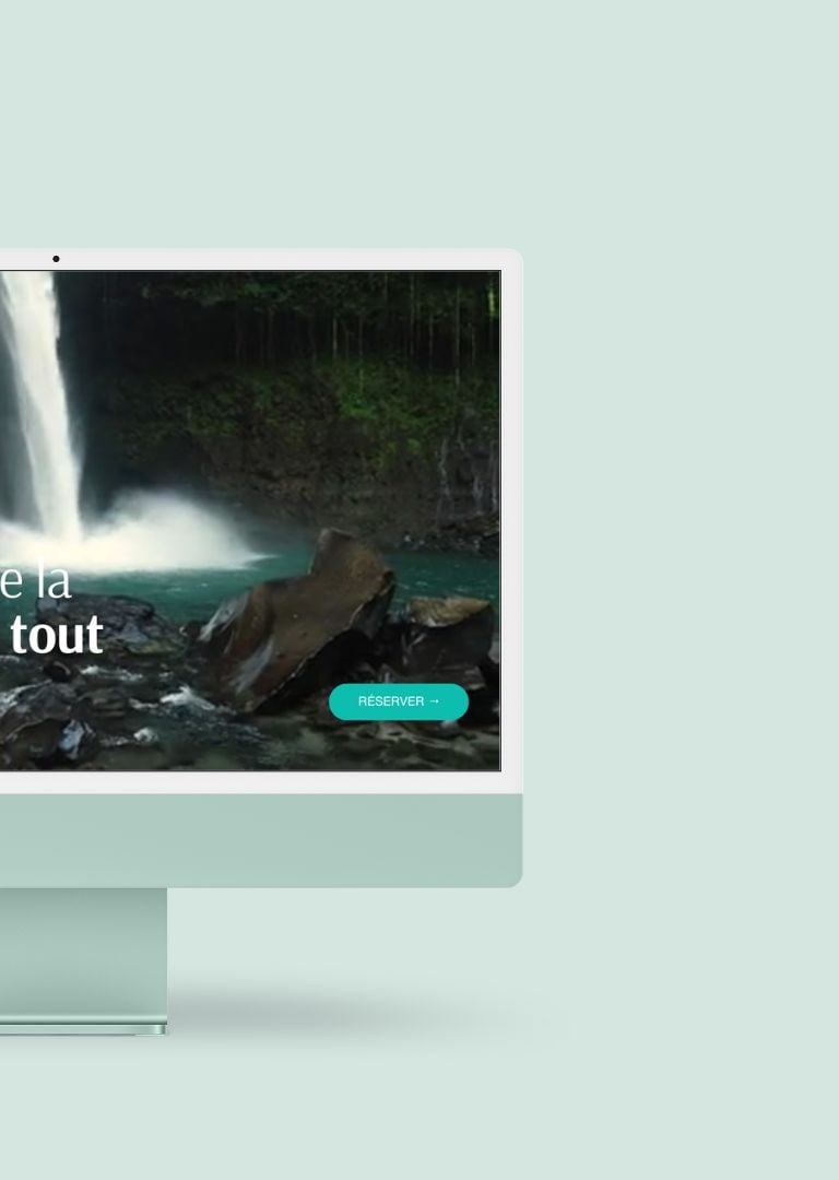 écran ordinateur avec couleur verte