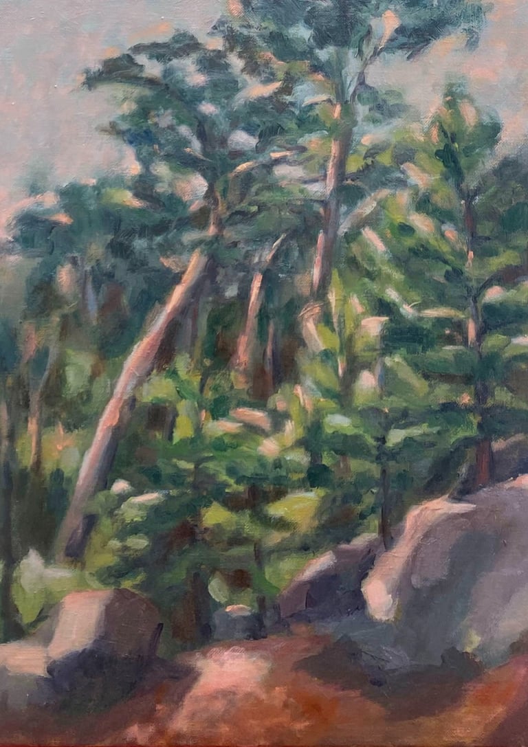 sybille ingold peintre forêt de fontainebleau mont ussy