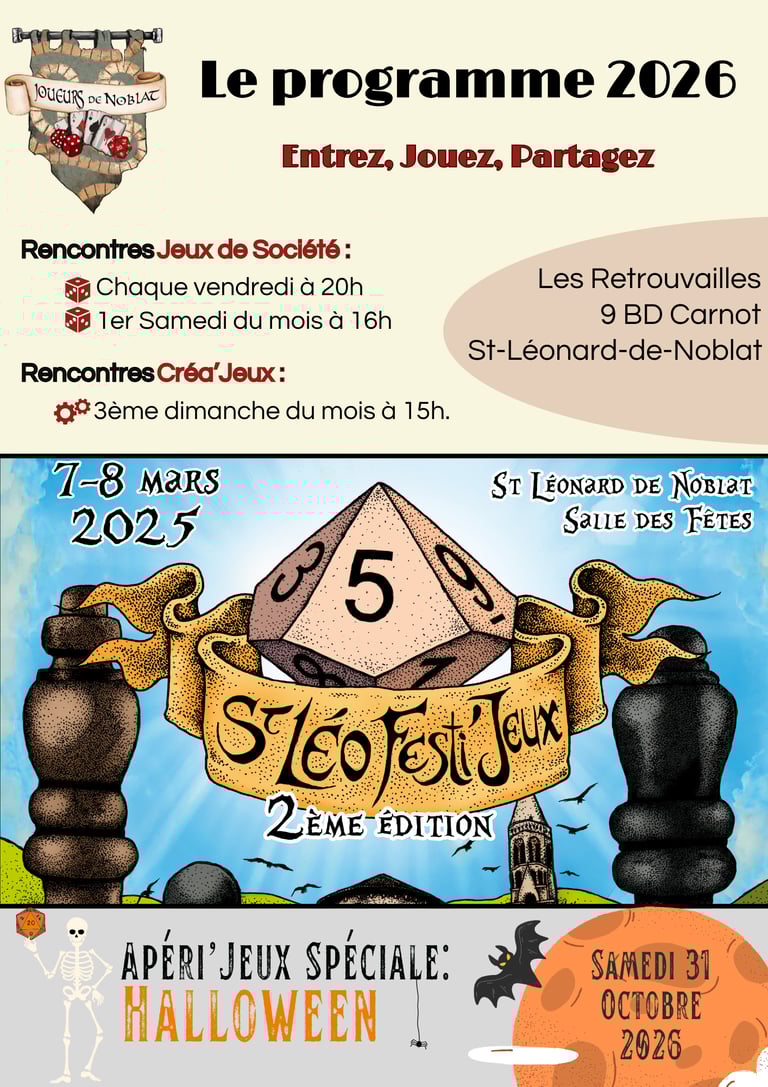 Joueurs de Noblat 2026