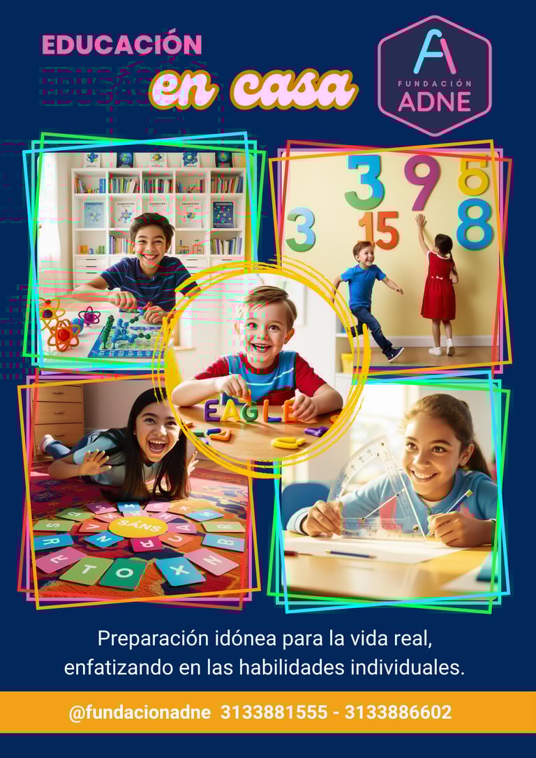 Educación en Casa, HomeSchool, Aprende Jugando
