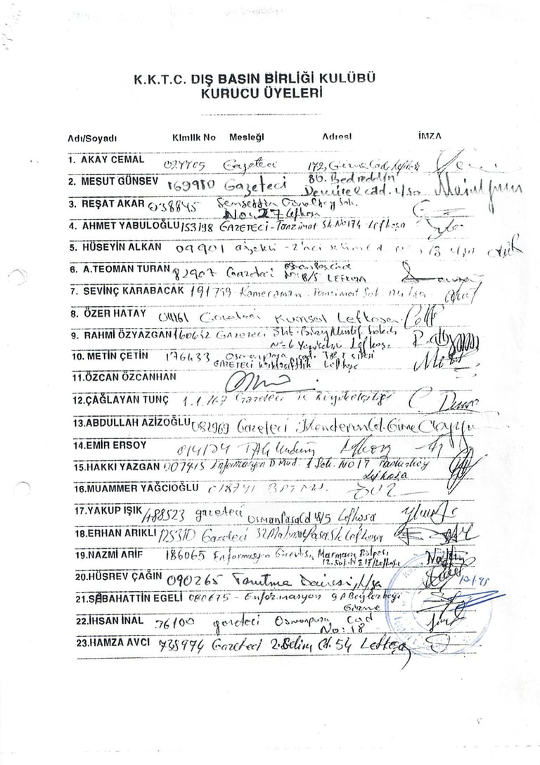 KKTC Dış Basın Birliği - Cyprus Foreign Press Association