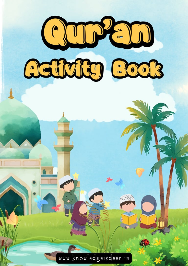 Quran Activity Book for kids