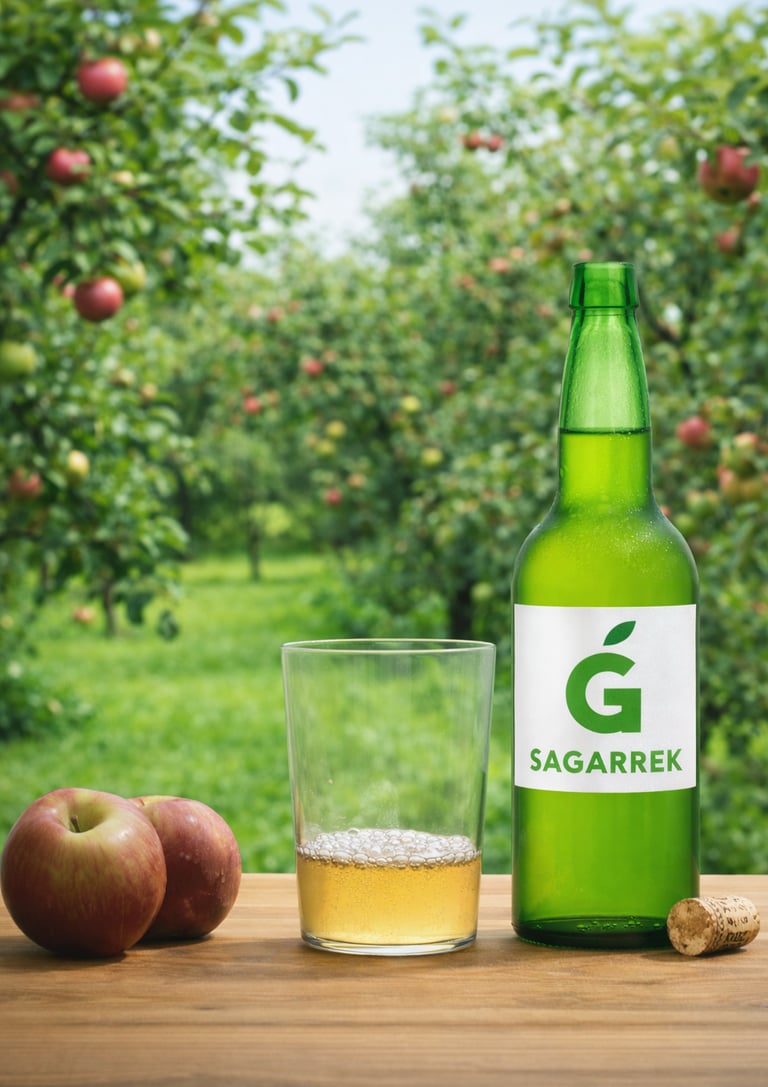 Botella de sidra