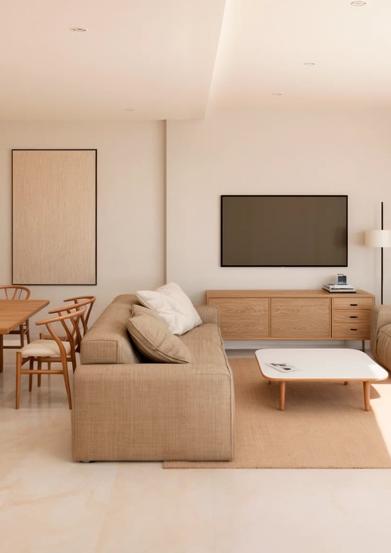 Salón comedor residencial Esperanza, Valdeavero, Madrid